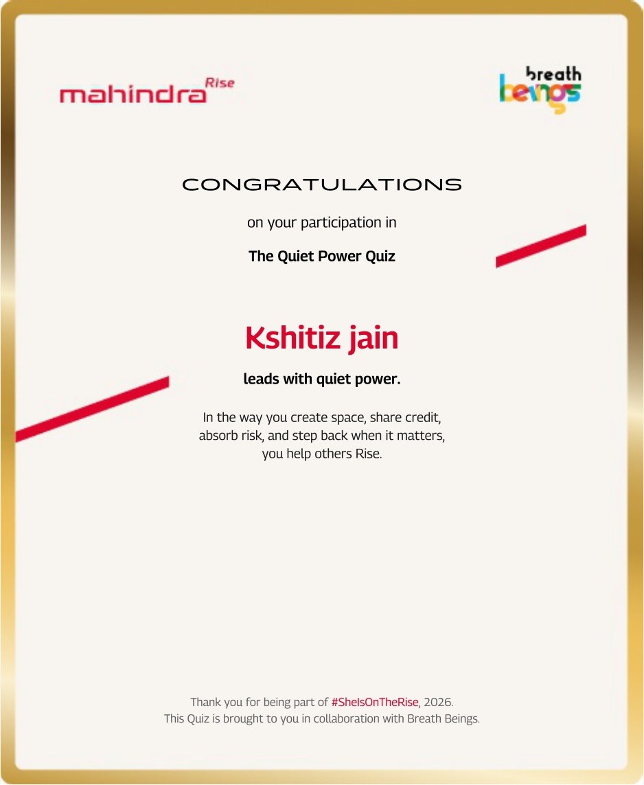 Certificate 1